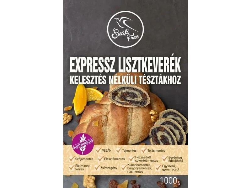 Szafi Free EXPRESSZ lisztkeverék kelesztés nélküli tésztákhoz 1000g