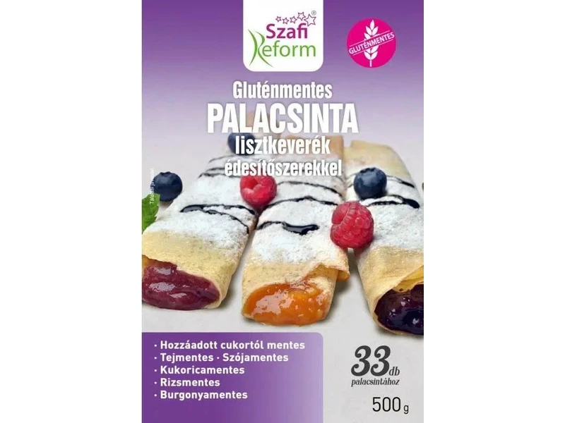 Szafi Reform szénhidrát-csökkentett palacsinta lisztkeverék (gluténmentes) 500g