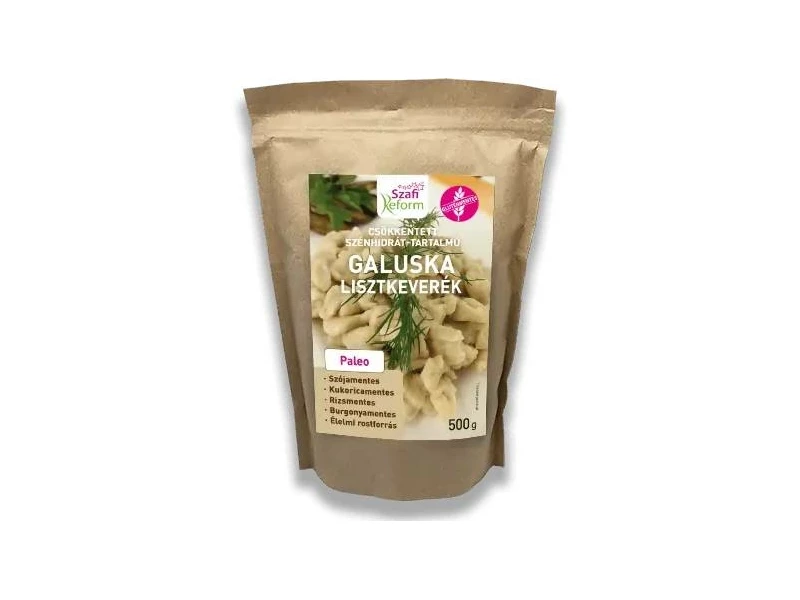 Szafi Reform csökkentett szénhidrát-tartalmú GALUSKA lisztkeverék (gluténmentes) 500g