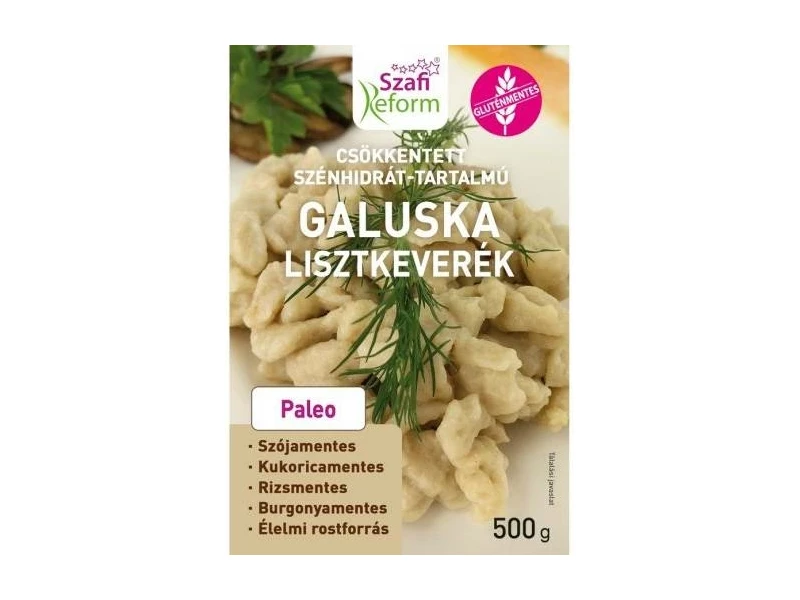 Szafi Reform csökkentett szénhidrát-tartalmú GALUSKA lisztkeverék (gluténmentes) 500g