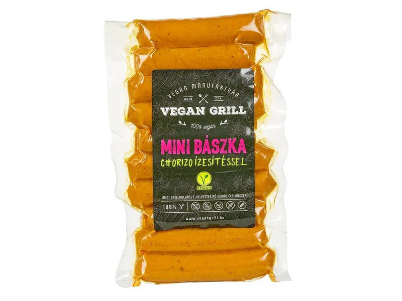 Vegan Grill MINI BÁSZKA CHORIZO ÍZESÍTÉSSEL 180g