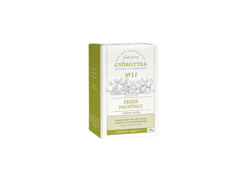 Györgytea Fehér fagyöngy leveles hajtás 70g