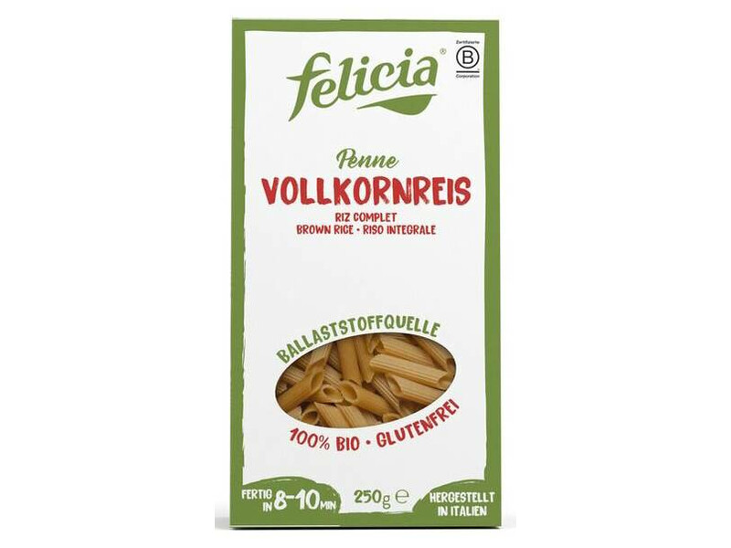 Felicia Bio barna rizs penne gluténmentes 250 g