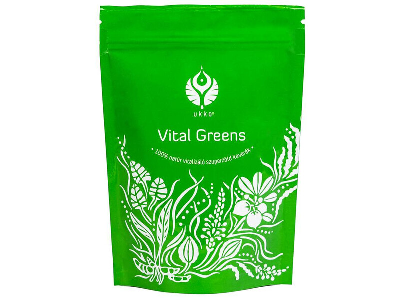 Ukko Vital Greens 120g 100% Natúr, vitalizáló szuperzöld keverék