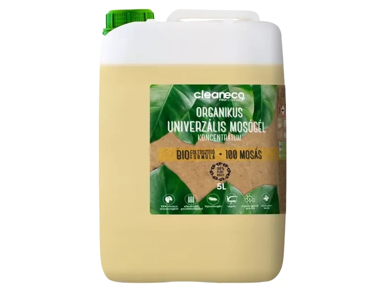 Cleaneco Organikus, univerzális mosógél koncentrátum 5l