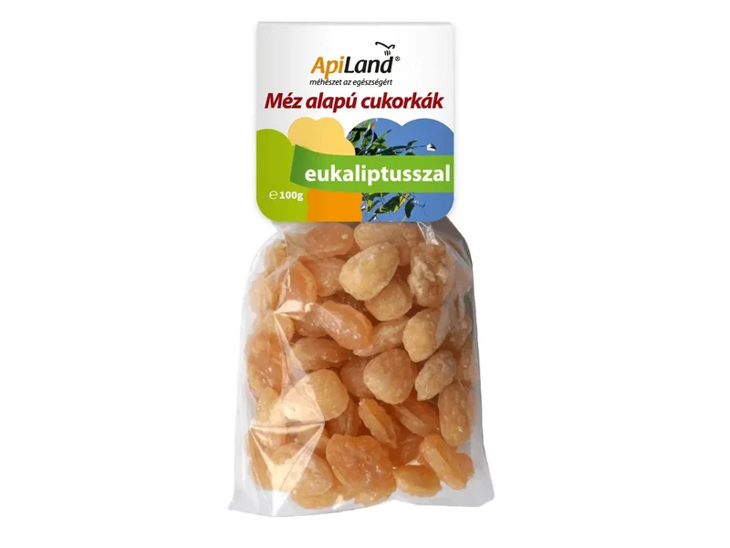 Apiland Méz alapú cukorkák eukaliptusszal 100g