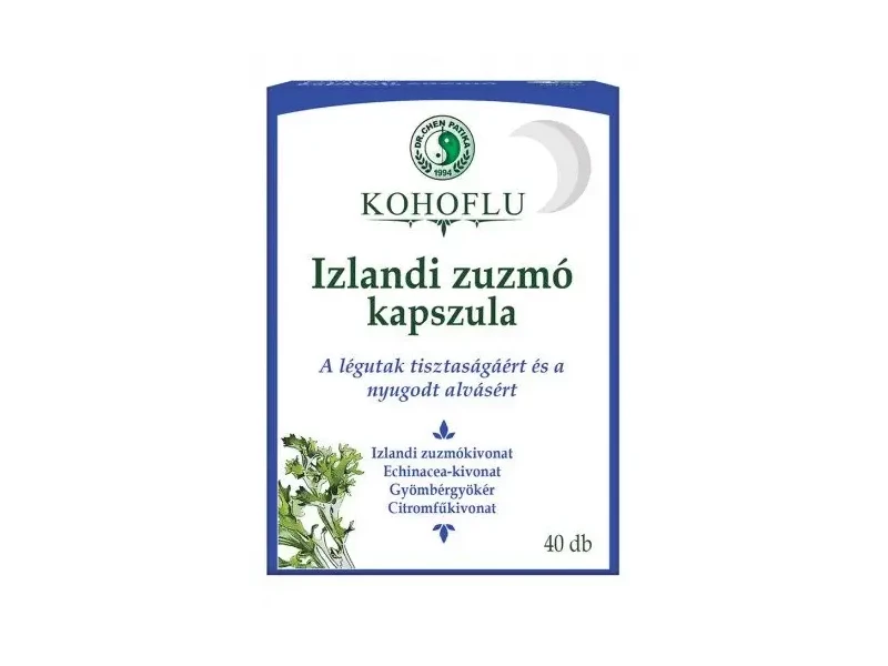 Dr.Chen Kohoflu-Izlandi zuzmó kapszula 40 db