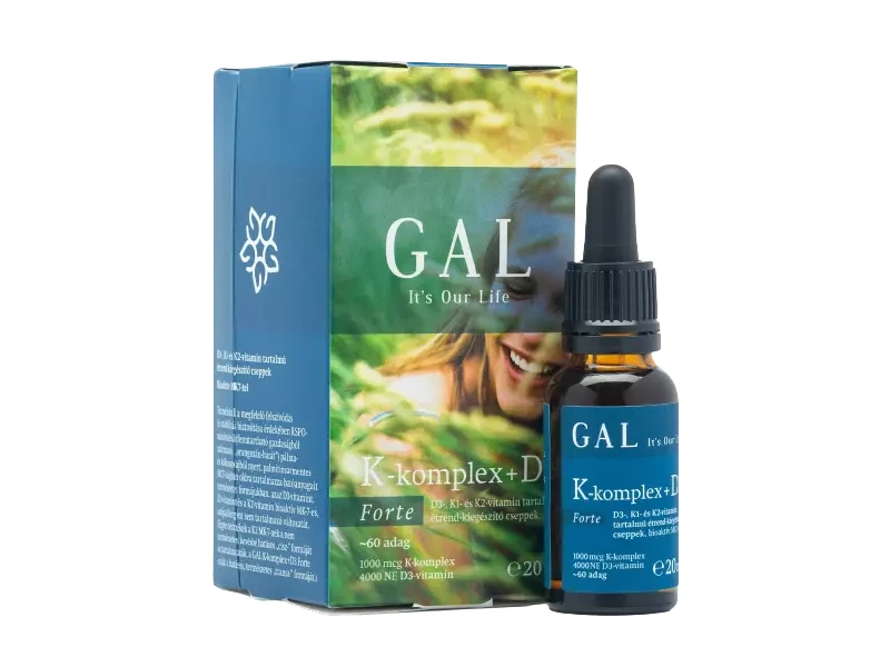 GAL K2+D3 Forte 20ml K-komplex 1000mcg+ D3 4000NE
