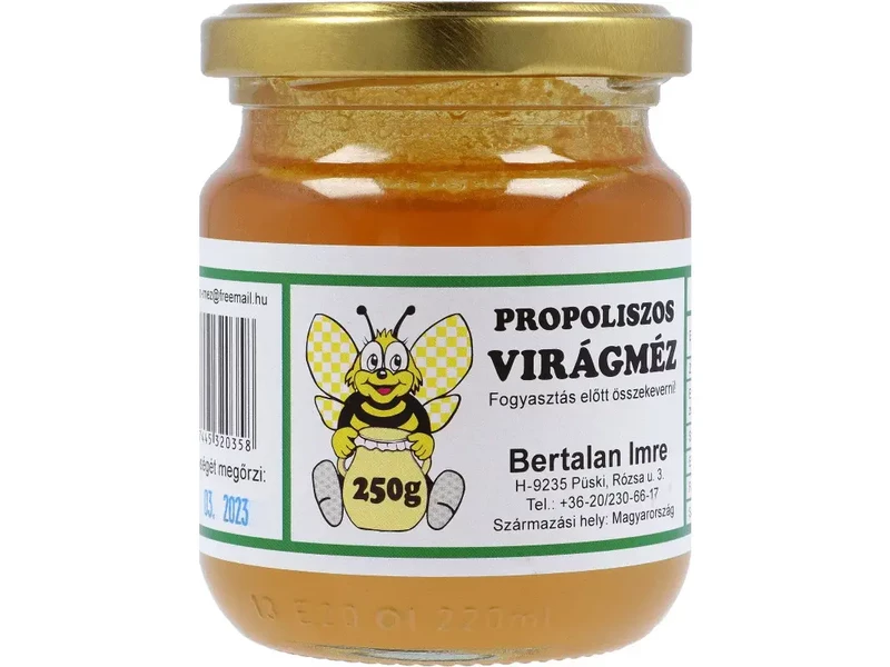 Propoliszos Virágméz 250g - Bertalan