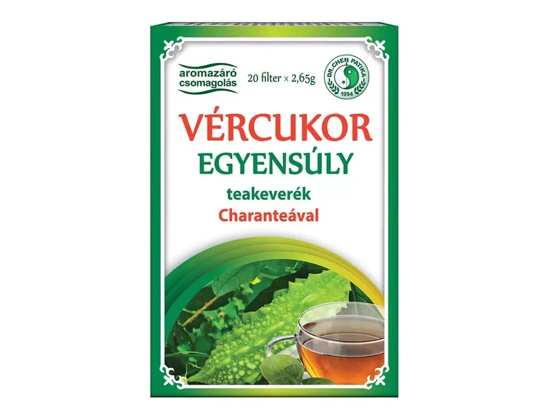 Dr.Chen Vércukor Egyensúly Tea Charanteával 20x2,65 g