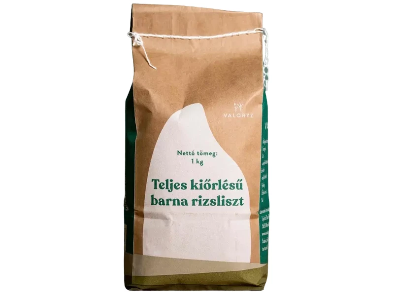 Valoryz Teljes kiőrlésű barna rizsliszt 1kg