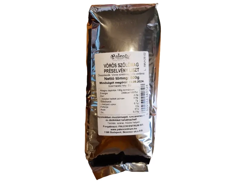 Paleolit Szőlőmag préselvény liszt 500 g