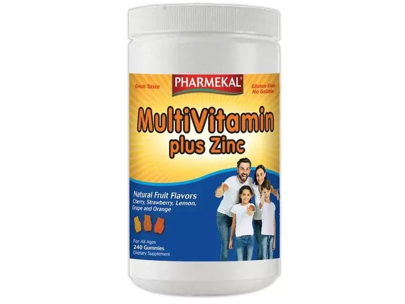 Pharmekal Multivitamin D3 és Cink Gumivitamin 240 db