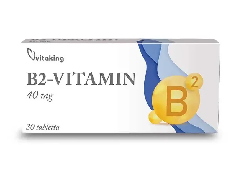 Vitaking B2-vitamin (Riboflavin) 40 mg 30db