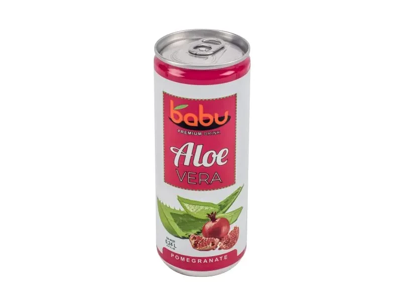 Babu Aloe Vera szénsavmentes ital Gránátalma 240 ml