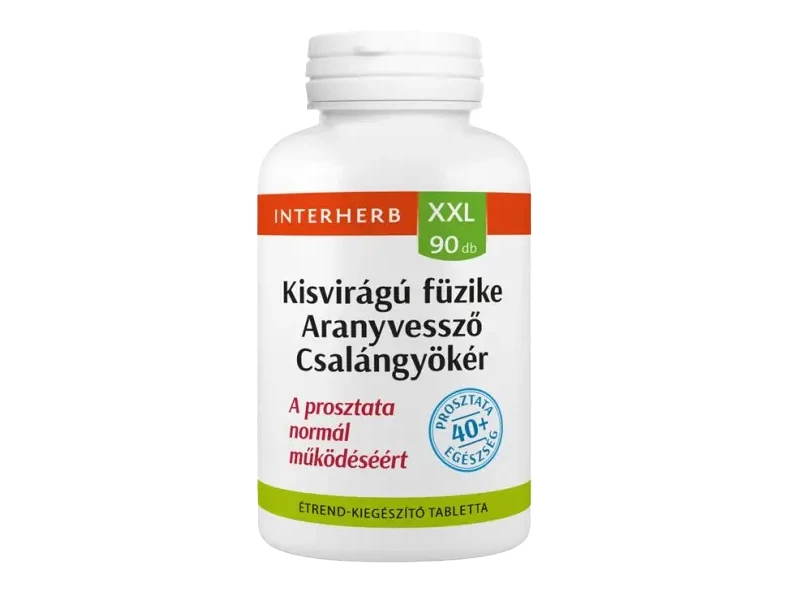 Interherb XXL 90 db Kisvirágú füzike&Aranyvessző&Csalángyökér kapszula