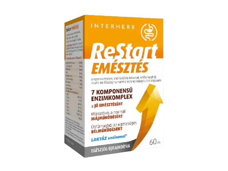 Interherb ReStart Emésztés kapszula 60 db