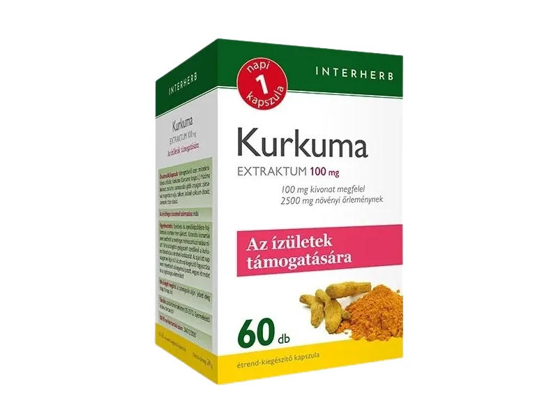 Interherb NAPI1 Kurkuma Extraktum 100mg 60 db