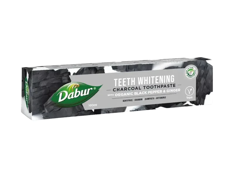 Dabur herbal fogkrém fehérítő aktív szén 100ml