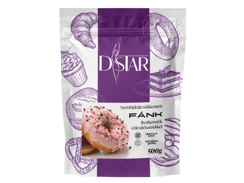 D-STAR szénhidrátcsökkentett fánk lisztkeverék 500 g