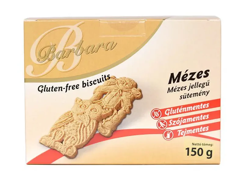 Barbara Gluténmentes Mézes jellegű sütemény 150 g