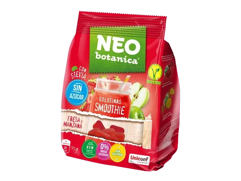 NEOBOTANICA Gumicukorka STEVIA Smoothie Eper-Alma 72g