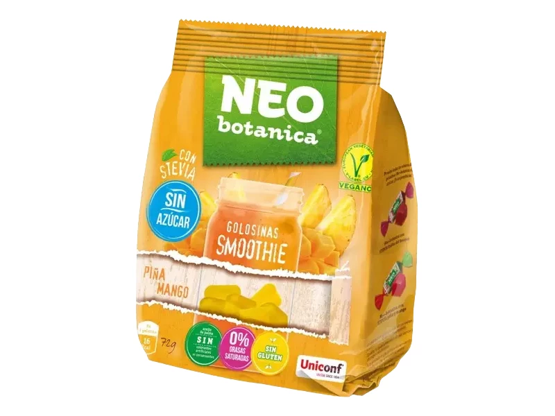 NEOBOTANICA Gumicukorka STEVIA Smoothie Ananász-Mangó 72g
