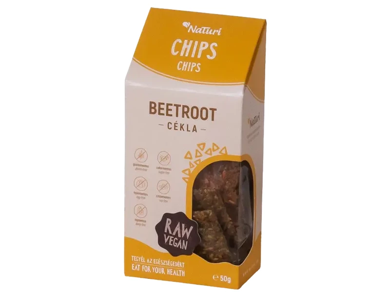 NaTuri Céklás Chips - Beetroot 50g