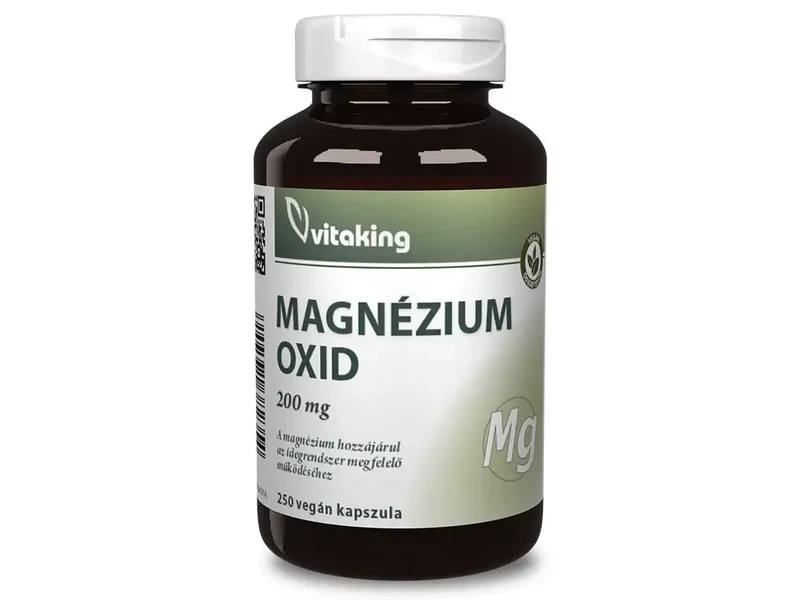 Vitaking Magnézium-oxid 200mg 250db
