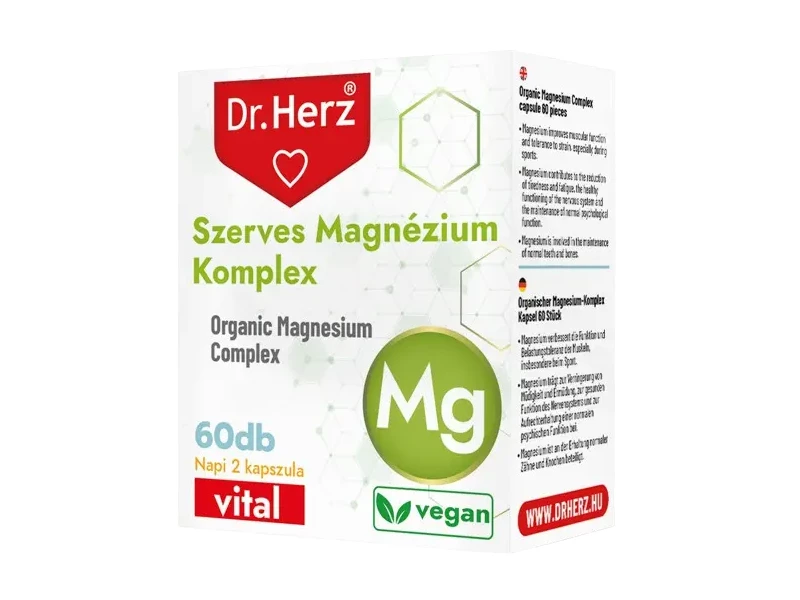 Dr. Herz Szerves Magnézium Komplex 60 db kapszula