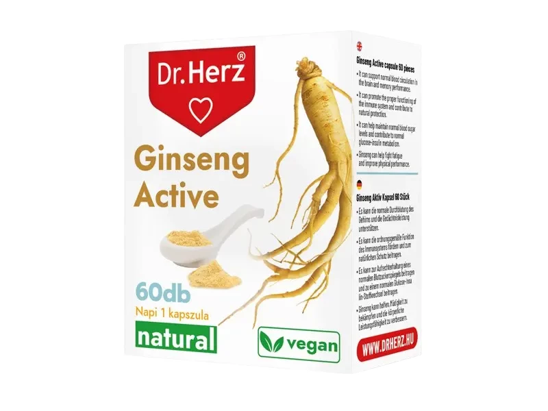 Dr. Herz Ginseng Active 60 db kapszula