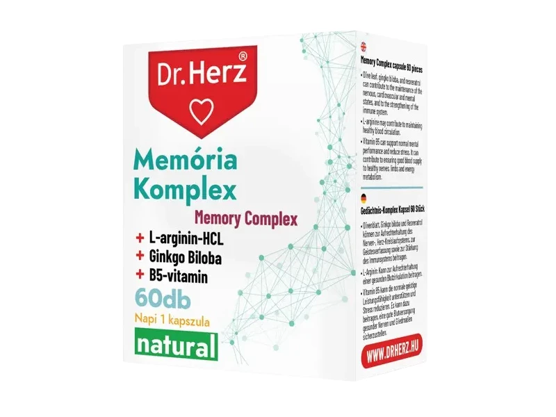 Dr. Herz Memória Komplex 60 db kapszula