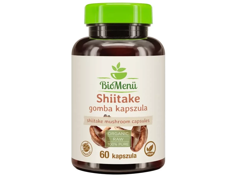 BioMenü BIO SHIITAKE gomba kapszula 60 db