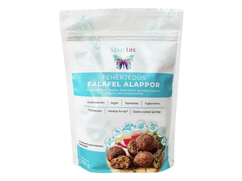 Szafi Life Fehérjedús falafel alappor (gluténmentes) 250g