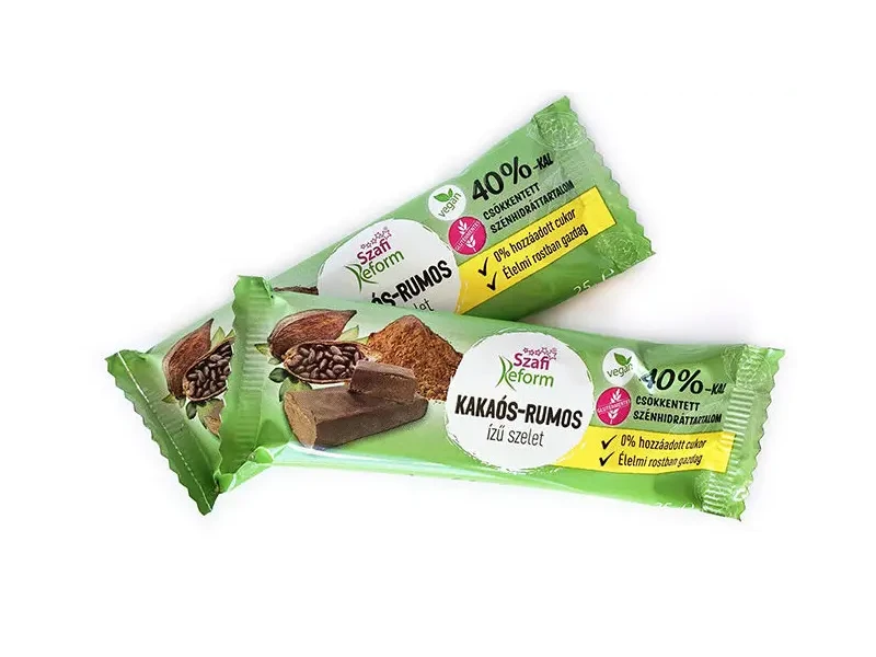 Szafi Reform Kakaós-rumos ízű szelet 25g