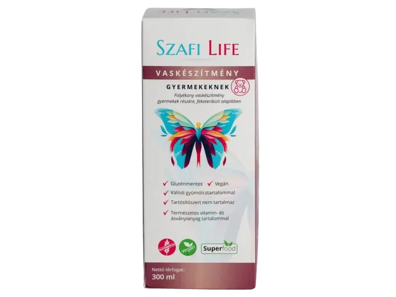 Szafi Life Vaskészítmény gyermekeknek 300ml