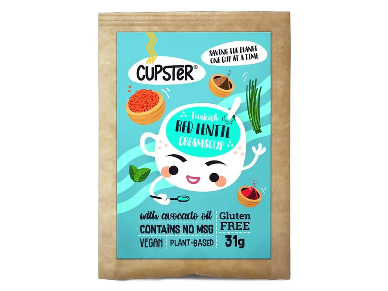 Cupster Instant Török vöröslencse krémleves 10x31 g