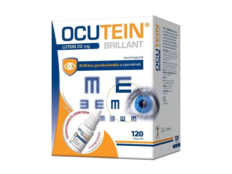Ocutein Brillant 120db kapszula + Nedvesítő szemcsepp