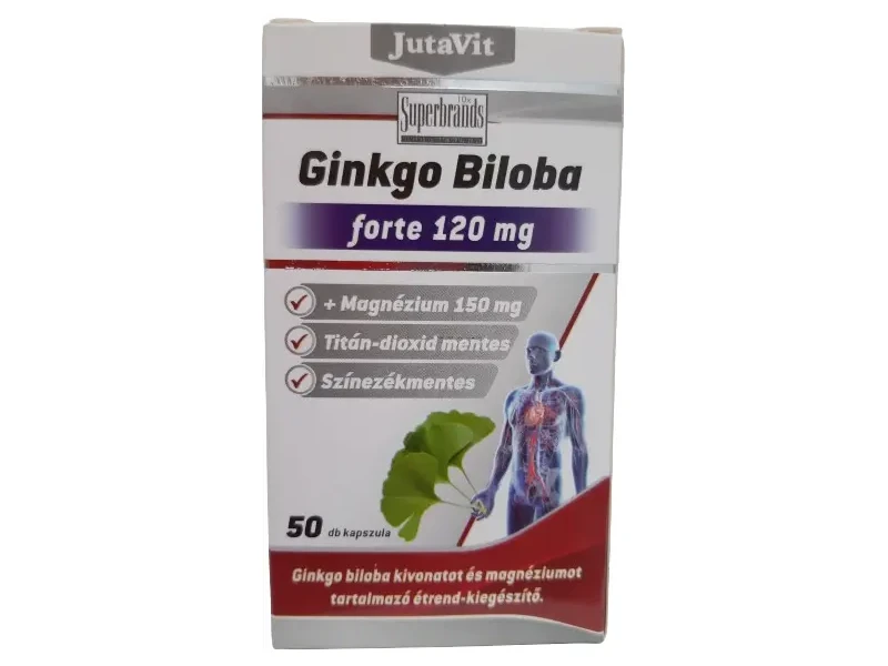Jutavit Ginkgo Biloba forte + Mg kapszula 50 db