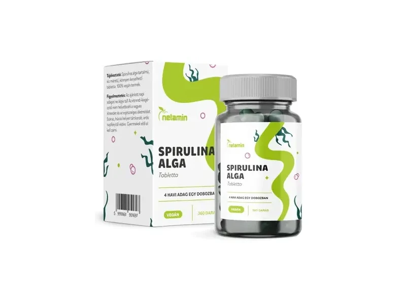 Netamin Spirulina Alga tabletta 360 db