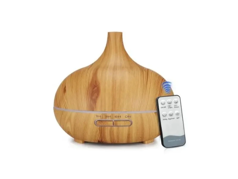 Ultrahangos illóolaj-párologtató világos fa 1db