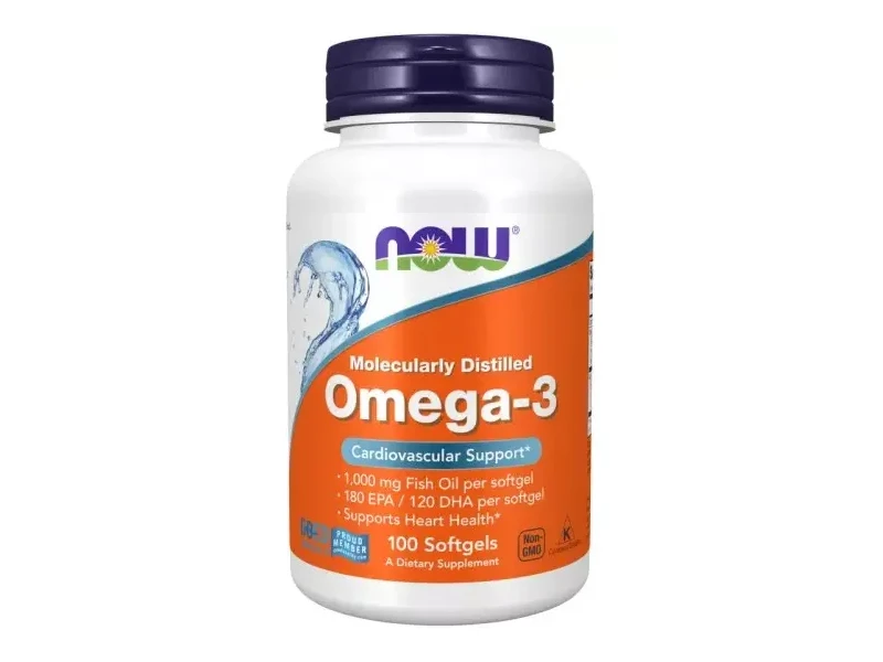 NOW Omega-3 180 EPA / 120 DHA 100 db kapszula