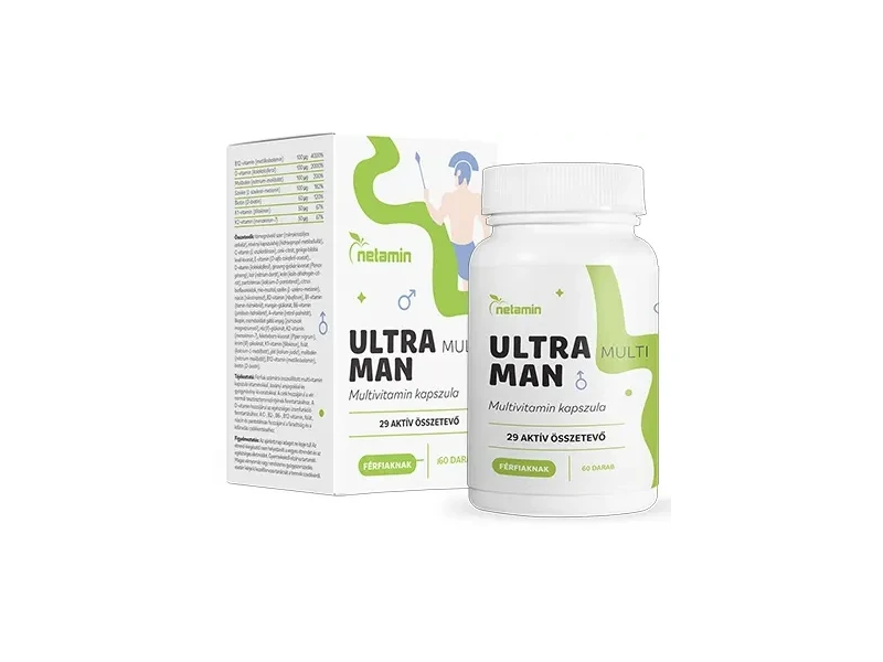 Netamin Ultra Multi Man Multivitamin kapszula férfiaknak 60 db