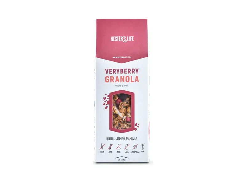 Hester's Life Veryberry granola 320g - ribizlis