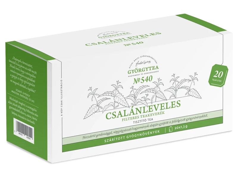 Györgytea Csalánleveles Filteres Teakeverék 20x1,3 g
