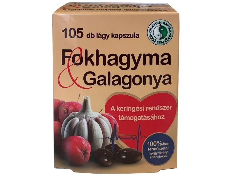 Dr. Chen Fokhagyma és Galagonya kapszula 105 db