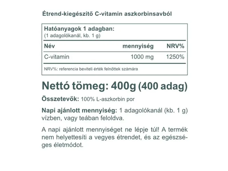 Vitaking Aszkorbinsav por 400g