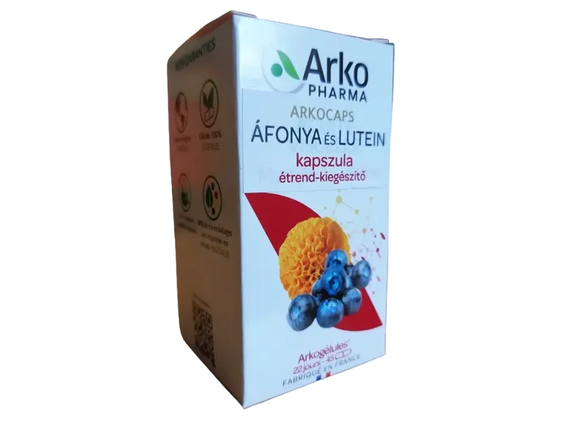 Arkocaps Áfonya és Lutein kapszula 45 db