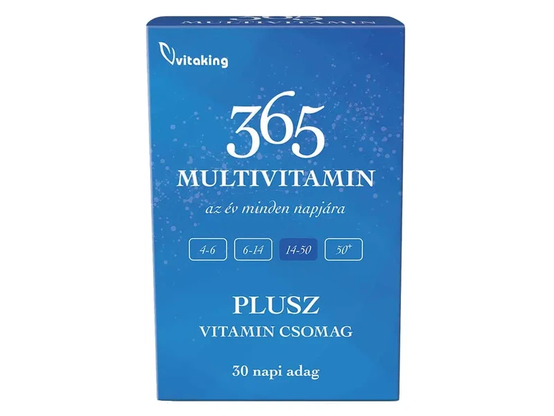 Vitaking 365 Multivitamin PLUSZ csomag 30db