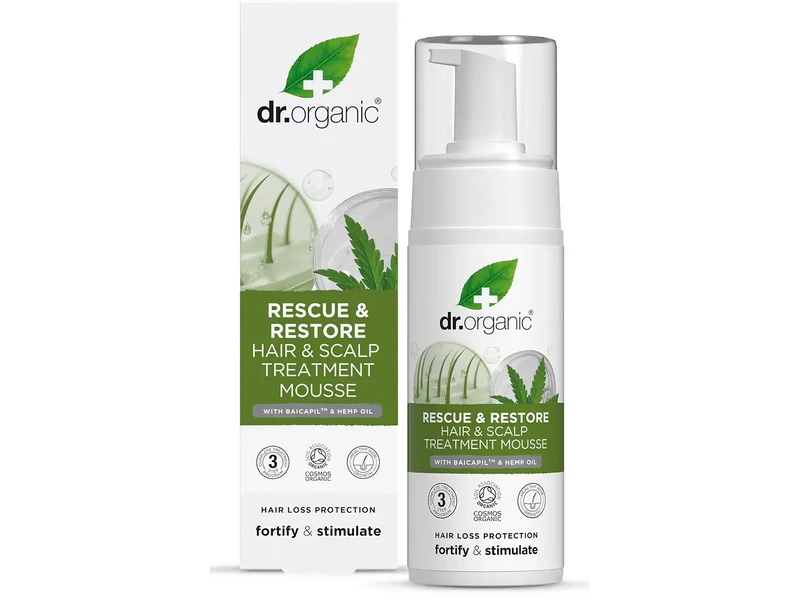 Dr. Organic Hajserkentő kezelés kendermagolajjal 150 ml